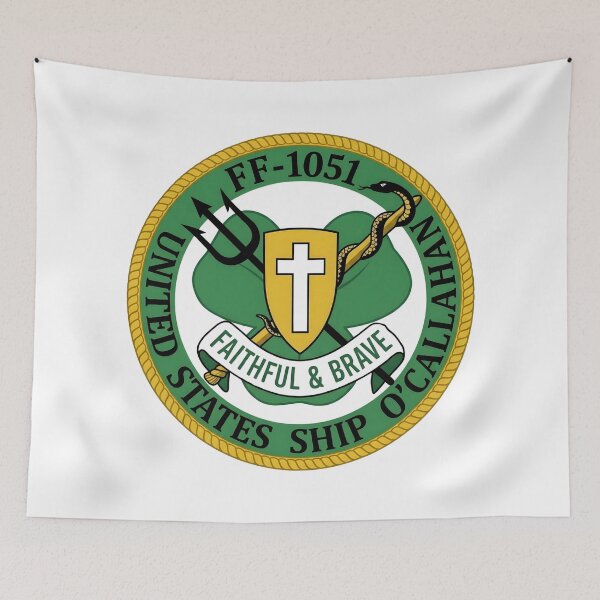 Item preview, USS O'Callahan (FF-1051) Naval Ship Insignia designed and sold by CharlieDesings.