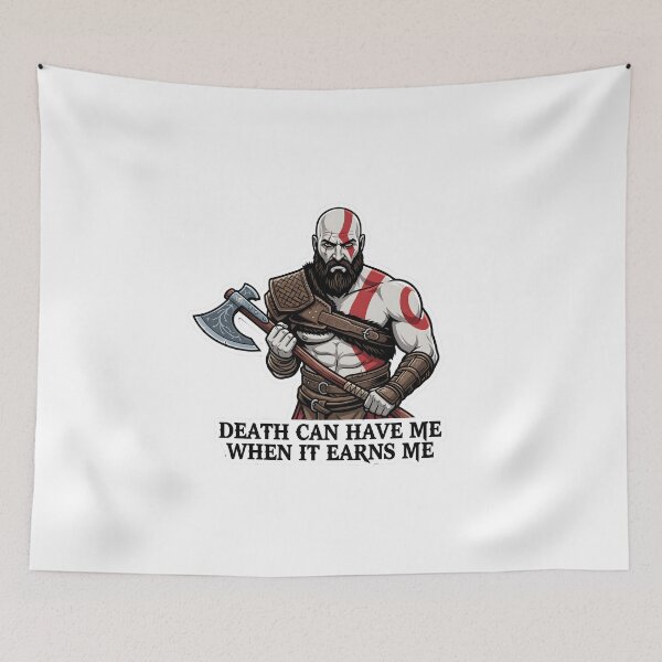 Item preview, Kratos -Death Can Have Me When It Earns Me  designed and sold by Enea Kelo.
