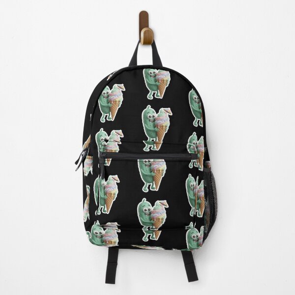 Item preview, Funny Pseudo 3D Claymation Pickle with Summer Ice Cream Cone designed and sold by Basma Designs | Retro, Kawaii Shirts & Stickers.
