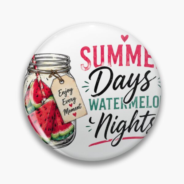 Item preview, Summer Days Watermelon Nights Retro Beach Vacation Graphic T-Shirt designed and sold by novaduman.