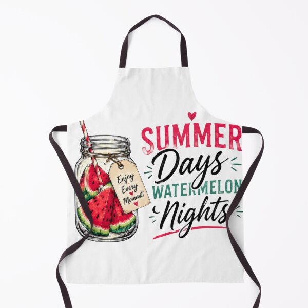 Item preview, Summer Days Watermelon Nights Retro Beach Vacation Graphic T-Shirt designed and sold by novaduman.