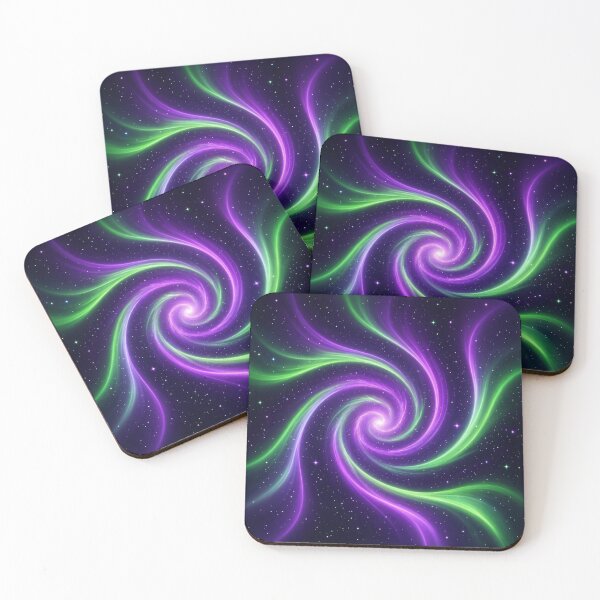 Item preview, Electric Aurora Galaxy Swirl, Bright Cosmic Vortex Art for Dreamy Night Sky Lovers designed and sold by OandSDesigns23.