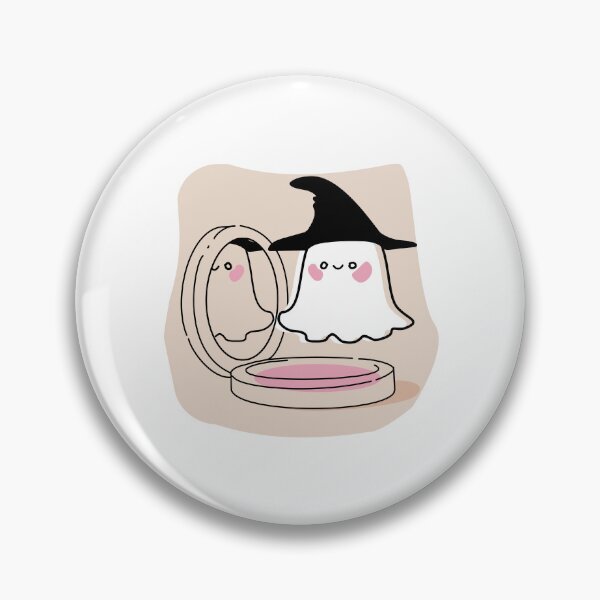 Item preview, Cute Ghost Makeup Witch Pastel Kawaii Halloween Aesthetic designed and sold by JOCSTOCK.