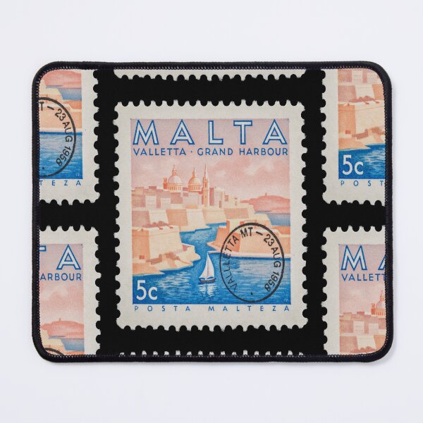 Item preview, Valletta Malta Grand Harbour Postage Stamp Travel Sticker designed and sold by stickercuffs.