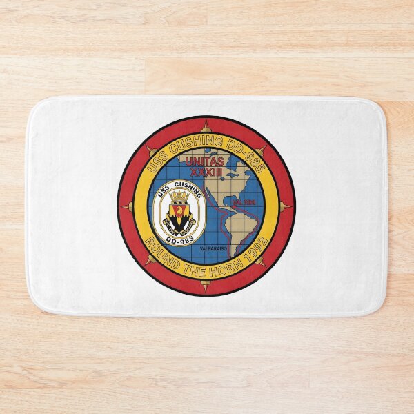 Item preview, USS Cushing (DD-985) UNITAS XXXIII "Round the Horn" 1992 Deployment Insignia designed and sold by CharlieDesings.