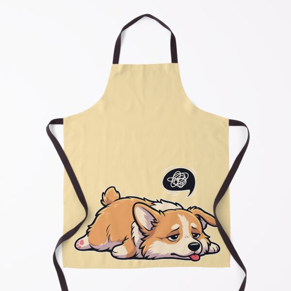 Item preview, Funny Confused Exhausted Welsh Corgi - Sleepy Dog Lover Gift Graphic designed and sold by Juka-Arts-CC.