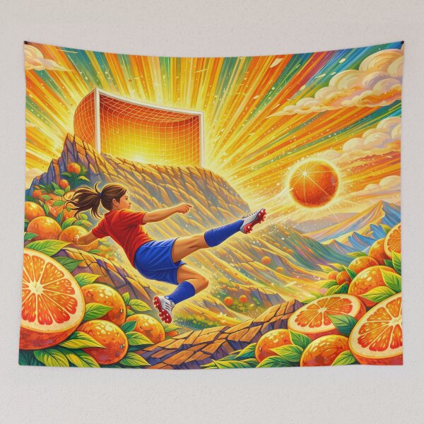 Item preview, Female Footballer in Fruit Fantasy World designed and sold by M-Y-A-R-T-.