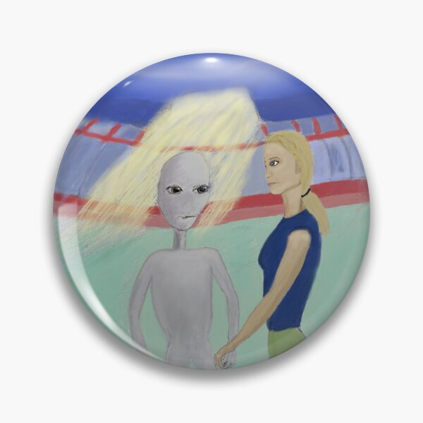 Item preview, UFO Alien Artwork designed and sold by Caterino Books and Art.