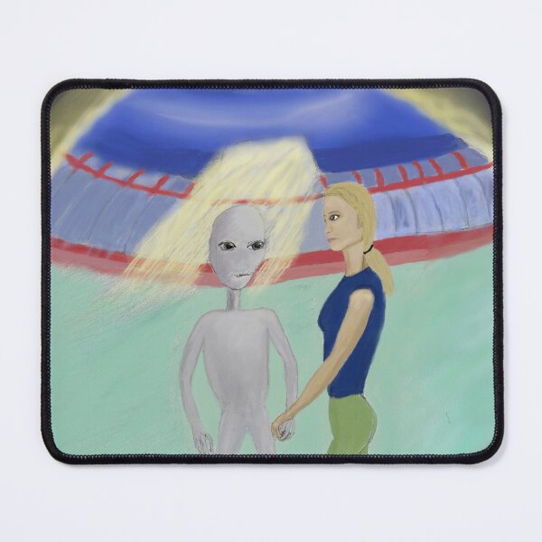 Item preview, UFO Alien Artwork designed and sold by Caterino Books and Art.