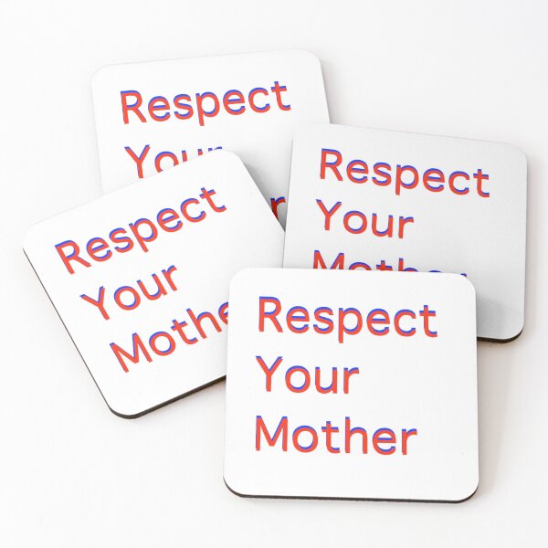 Item preview, Respect Your Mother (red version) designed and sold by BerryBeach.