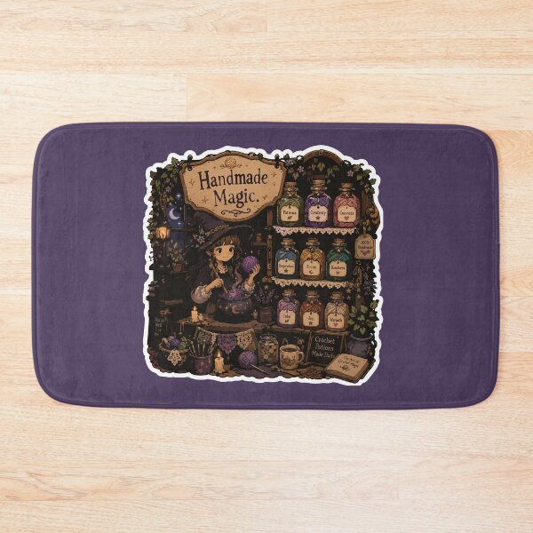 Item preview, Handmade Magic Crochet Witch Cottagecore designed and sold by SimplePoDesign.
