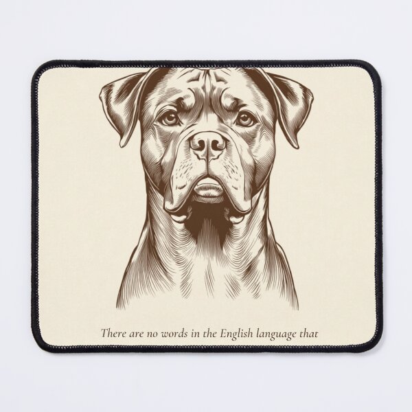 Item preview, "Vintage Etched Boxador Portrait Quote Print" designed and sold by WaggingTailsCo.