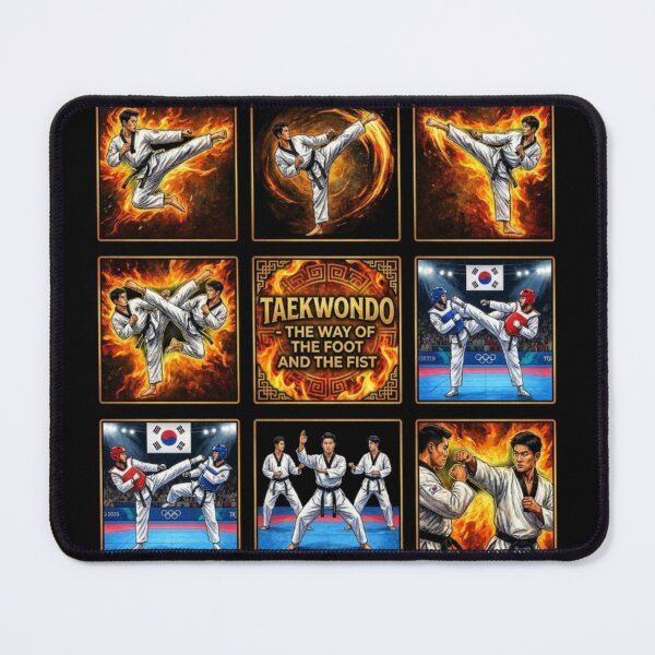 Item preview, Taekwondo Master Martial Arts Fire Pop Art Design designed and sold by redsharkuk.