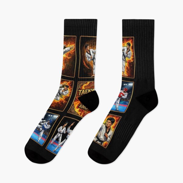 Item preview, Taekwondo Master Martial Arts Fire Pop Art Design designed and sold by redsharkuk.