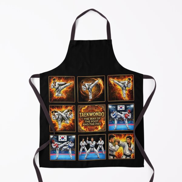 Item preview, Taekwondo Master Martial Arts Fire Pop Art Design designed and sold by redsharkuk.