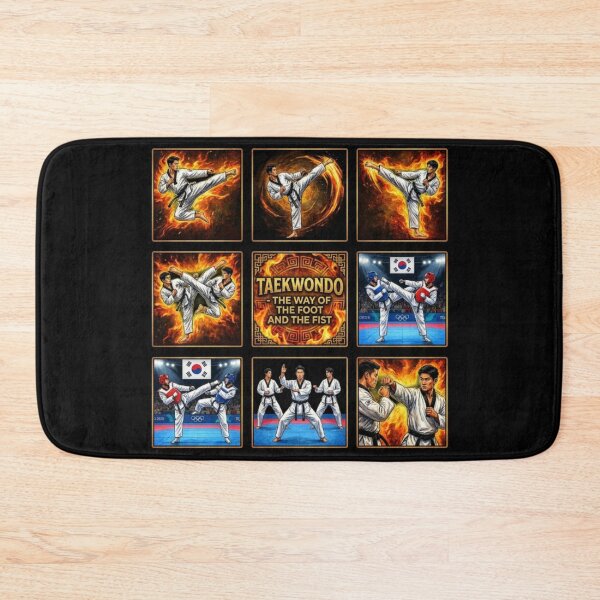 Item preview, Taekwondo Master Martial Arts Fire Pop Art Design designed and sold by redsharkuk.
