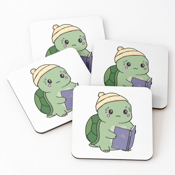 Artikelvorschau, Schildkröte Tobi liest ein Buch. entworfen und verkauft von DAWNRA.