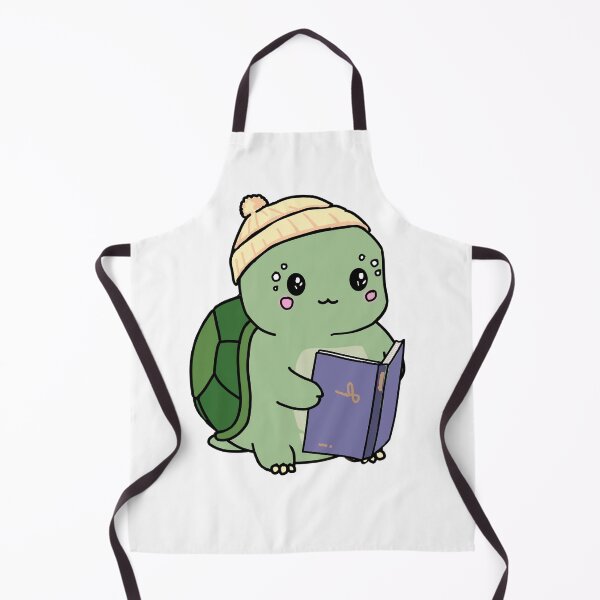 Item preview, Turtle Tobi reading a book. designed and sold by DAWNRA.