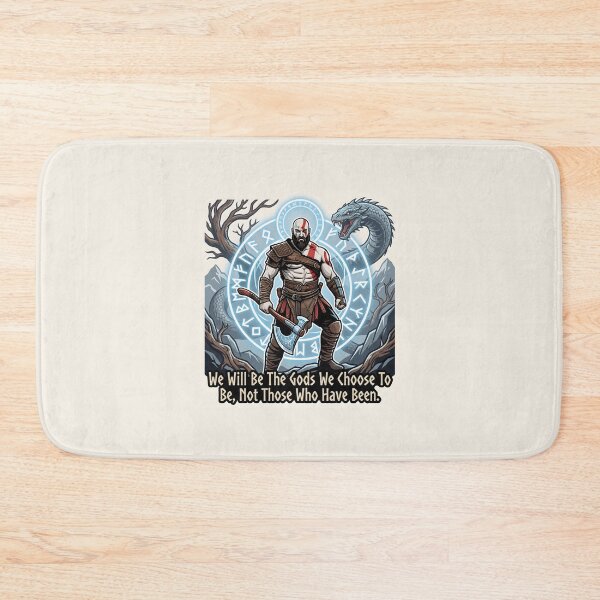 Item preview, Kratos - We Will Be The Gods We Choose To Be - Jormungandr World Serpent designed and sold by Enea Kelo.