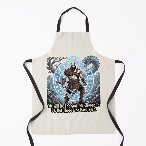 Item preview, Kratos - We Will Be The Gods We Choose To Be - Jormungandr World Serpent designed and sold by Enea Kelo.
