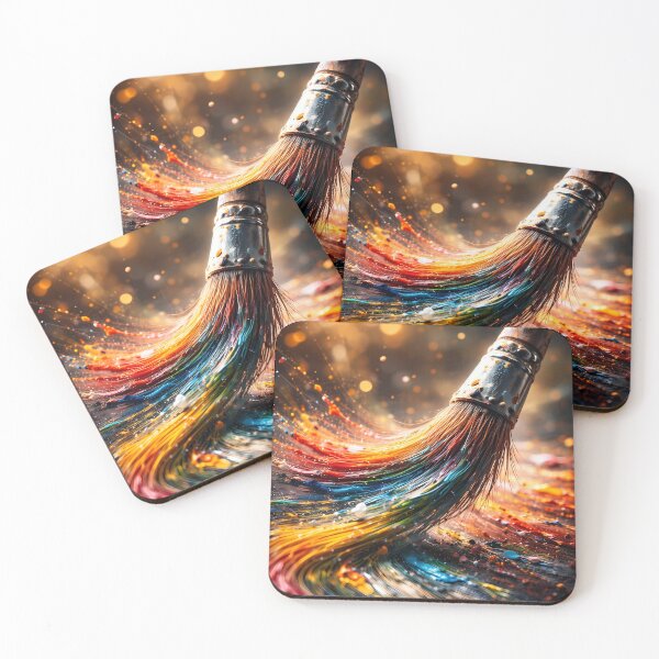 Item preview, Vibrant Paintbrush in Motion designed and sold by cuprum.