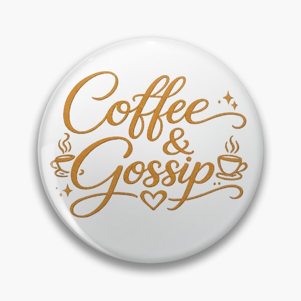 Item preview, Coffee & Gossip designed and sold by LumatoneStudio.