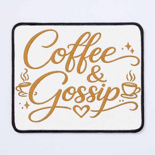 Item preview, Coffee & Gossip designed and sold by LumatoneStudio.