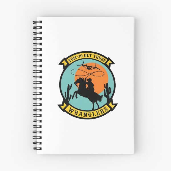 Item preview, VRM-30 Det Three "Wranglers" Fleet Logistics Multi-Mission Squadron Insignia designed and sold by CharlieDesings.