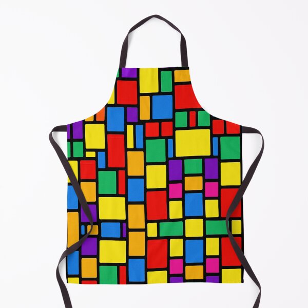 Item preview, Colorful Stained Glass Geometric Color Block Pattern designed and sold by DigitalArtx-com.