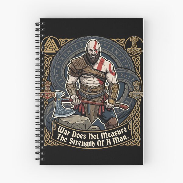 Item preview, Kratos - War Does Not Measure The Strength Of A Man designed and sold by Enea Kelo.