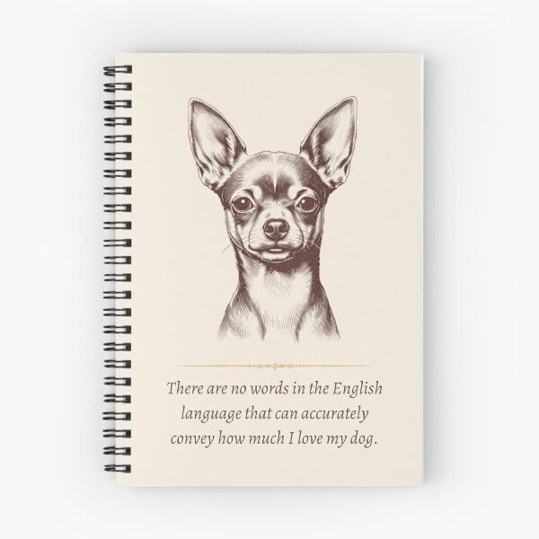 Item preview, "Vintage Etched Chiweenie Portrait Quote Print" designed and sold by WaggingTailsCo.