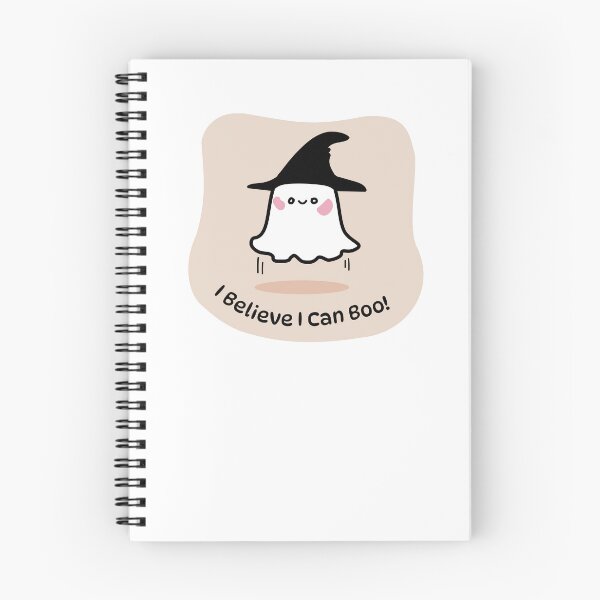 Item preview, I Believe I Can Boo Flying Ghost – Cute Kawaii Halloween designed and sold by JOCSTOCK.