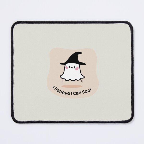 Item preview, I Believe I Can Boo Flying Ghost – Cute Kawaii Halloween designed and sold by JOCSTOCK.