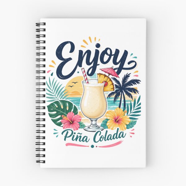 Item preview, Enjoy Piña Colada | Tropical Summer Vacation T-Shirt designed and sold by Artist heart studio.