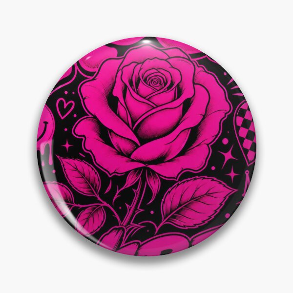Item preview, Rose Vibes, Funky Pink Graphic Design designed and sold by Jandedan.