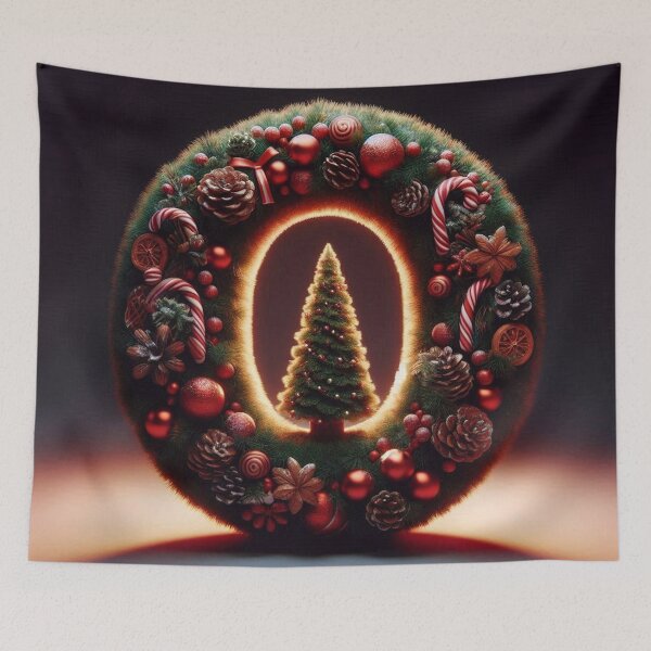 Item preview, Christmas Wreath with Tree Inside designed and sold by Pioneer Spirit Market.