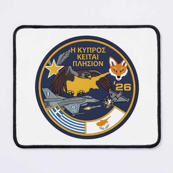 Item preview, Hellenic Air Force 340 Squadron "Fox" Cyprus Deployment Commemorative Insignia designed and sold by CharlieDesings.