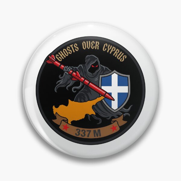 Item preview, Hellenic Air Force 337 Squadron "Ghosts Over Cyprus" Commemorative Insignia designed and sold by CharlieDesings.
