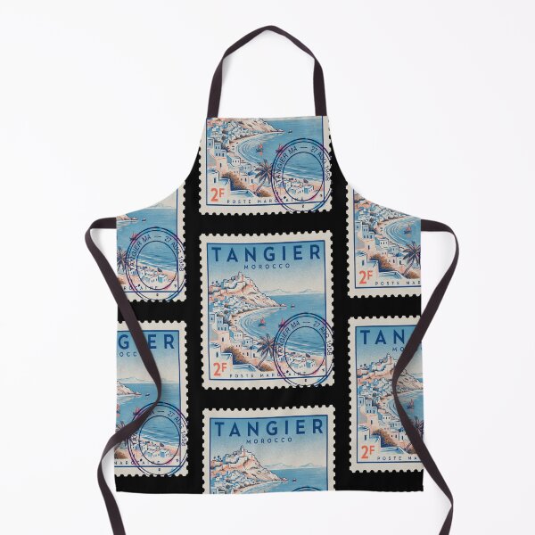 Item preview, Tangier Morocco Mediterranean Postage Stamp Travel Sticker designed and sold by stickercuffs.