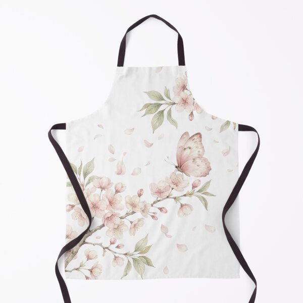 Item preview, Butterfly on Cherry Blossom Branch — Sakura Spring Art designed and sold by DreamelleStudio.