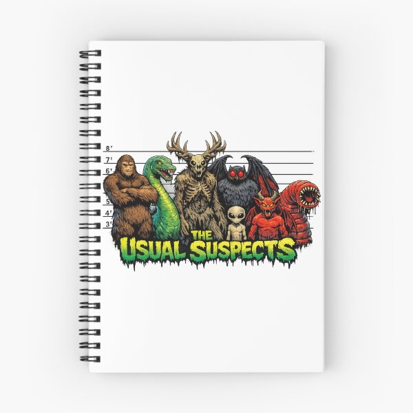 Item preview, The Usual Suspects Cryptid Lineup designed and sold by redsharkuk.