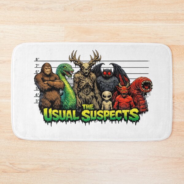 Item preview, The Usual Suspects Cryptid Lineup designed and sold by redsharkuk.