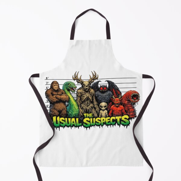 Item preview, The Usual Suspects Cryptid Lineup designed and sold by redsharkuk.