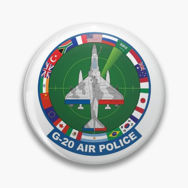 Item preview, Argentine Air Force G-20 Summit "G-20 Air Police" Commemorative Insignia designed and sold by CharlieDesings.