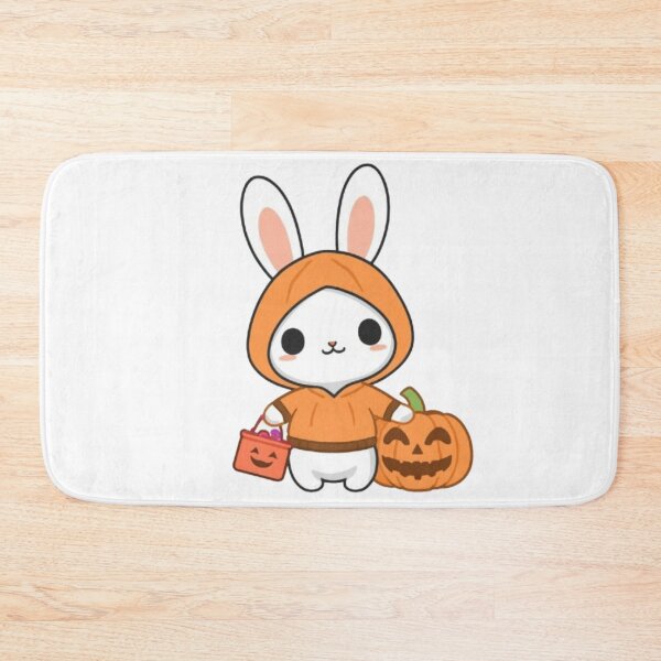 Item preview, Kawaii Pumpkin Bunny Sticker | Cute Halloween Rabbit PNG Design designed and sold by Stylestickers55.