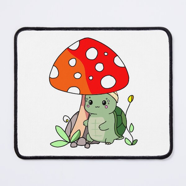Item preview, Turtle Tobi under the mushroom. designed and sold by DAWNRA.