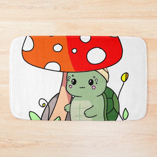 Item preview, Turtle Tobi under the mushroom. designed and sold by DAWNRA.