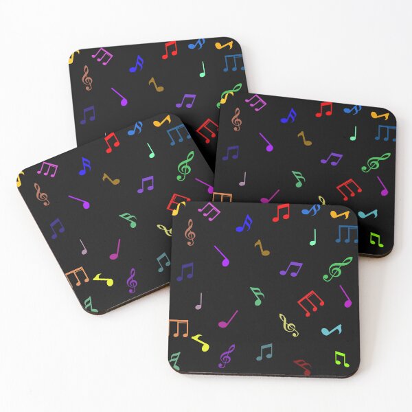 Item preview, Colorful Music Notes Pattern | Rainbow Musical Notes | Music Lover Design designed and sold by VariusDesigns.