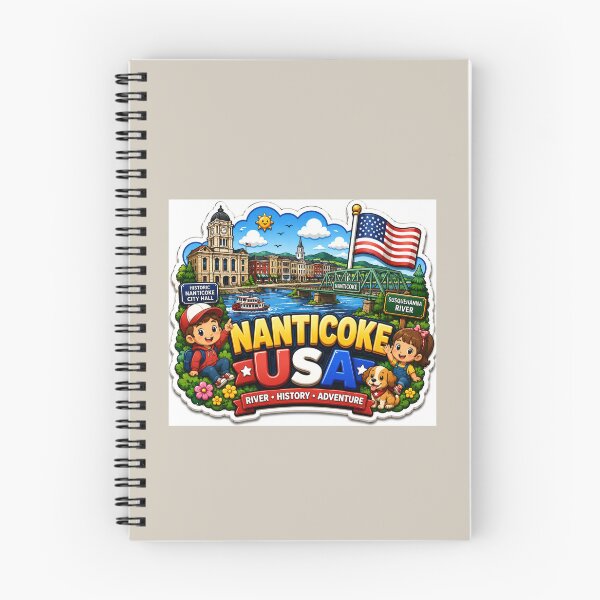 Item preview, Nanticoke USA Cute 3D Adventure Label  Label Text NANTICOKE USA ?? designed and sold by PaintMeWorld.