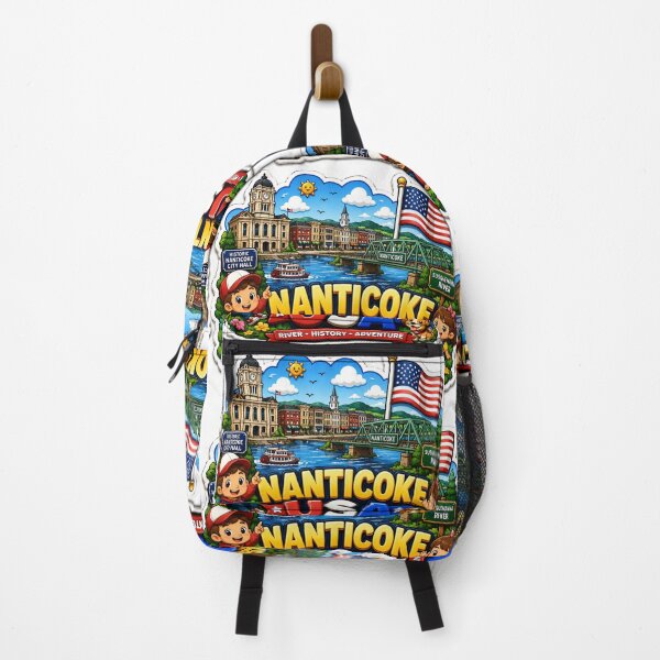Item preview, Nanticoke USA Cute 3D Adventure Label Label Text NANTICOKE USA ?? designed and sold by PaintMeWorld.